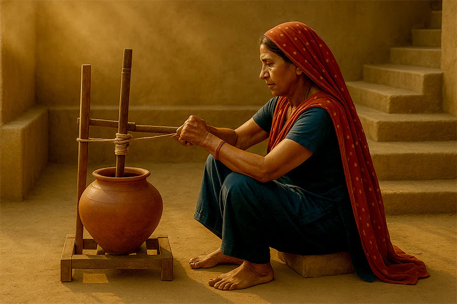 Natural Ghee Processed by Lady Farmers at Home – Pure Tradition in Every Spoon