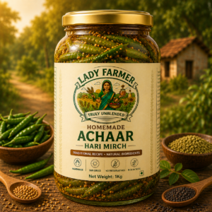 Homemade Achaar Hari Mirch 1Kg
